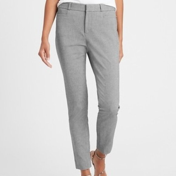 Banana Republic Pants - Banana Republic High Rise Dark Gray Sloan Pants Business Casual Trousers 4 NWT